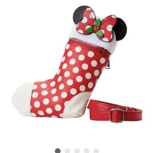 Disney Christmas Minnie Mouse stocking loungefly